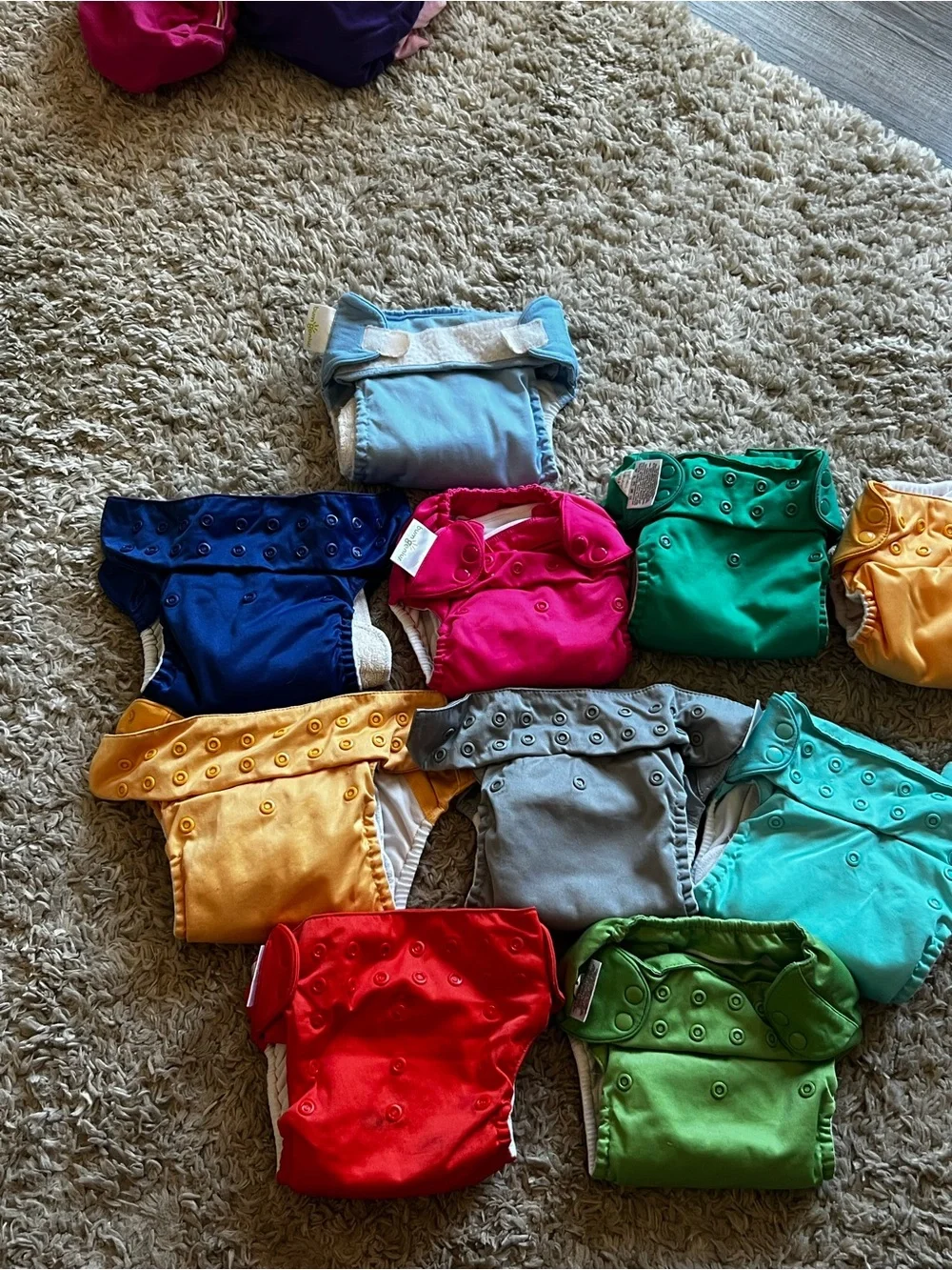 Bum Genius Assorted Bright Cloth Diapers - Multi Color Pack